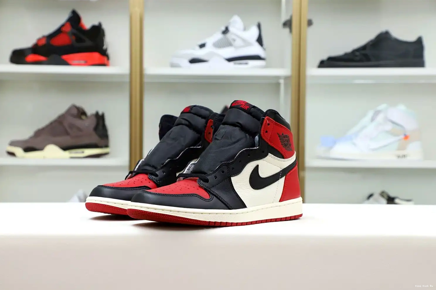 RETRO 'BRED OG HIGH AIR JORDAN Kimikick 1 TOE' 0522